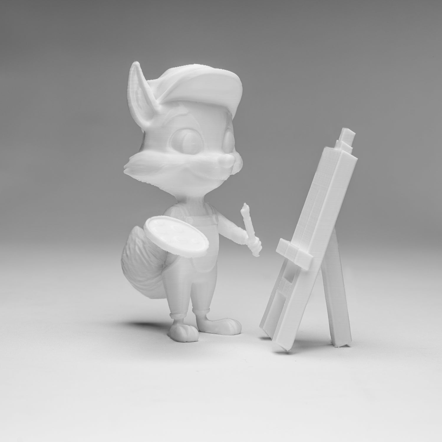 Fleur the Painter Fox