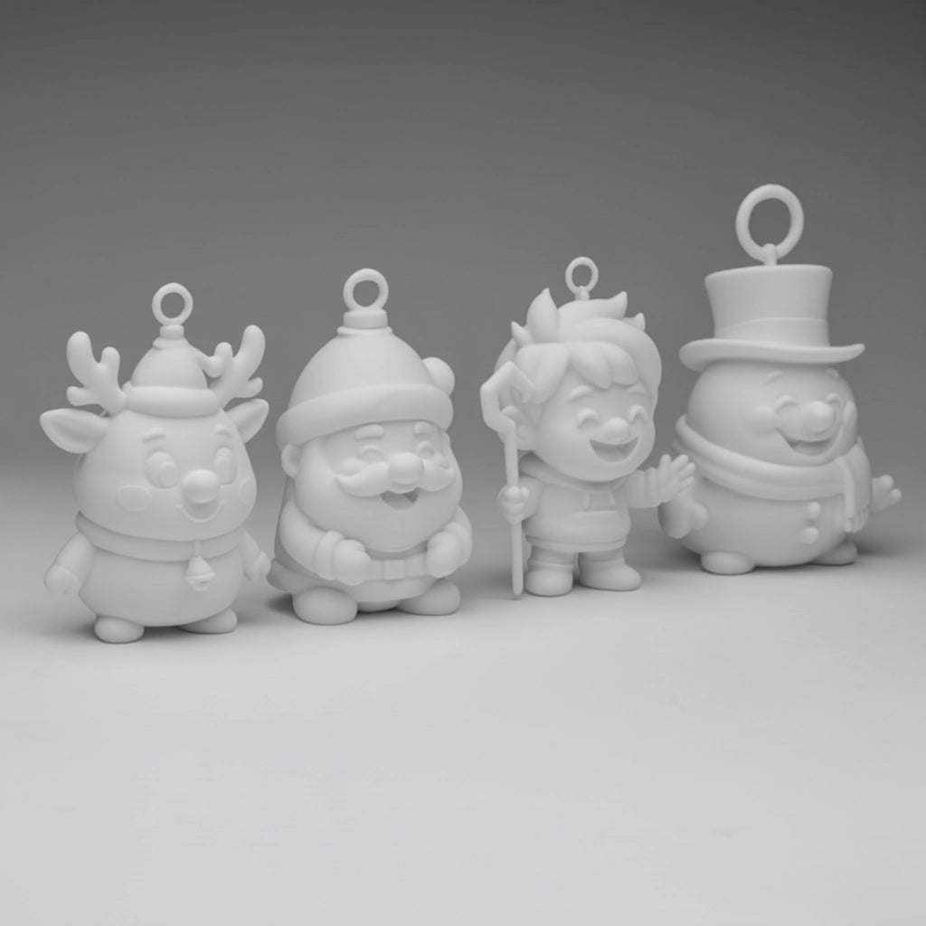 Santa’s Crew - Ornament Set