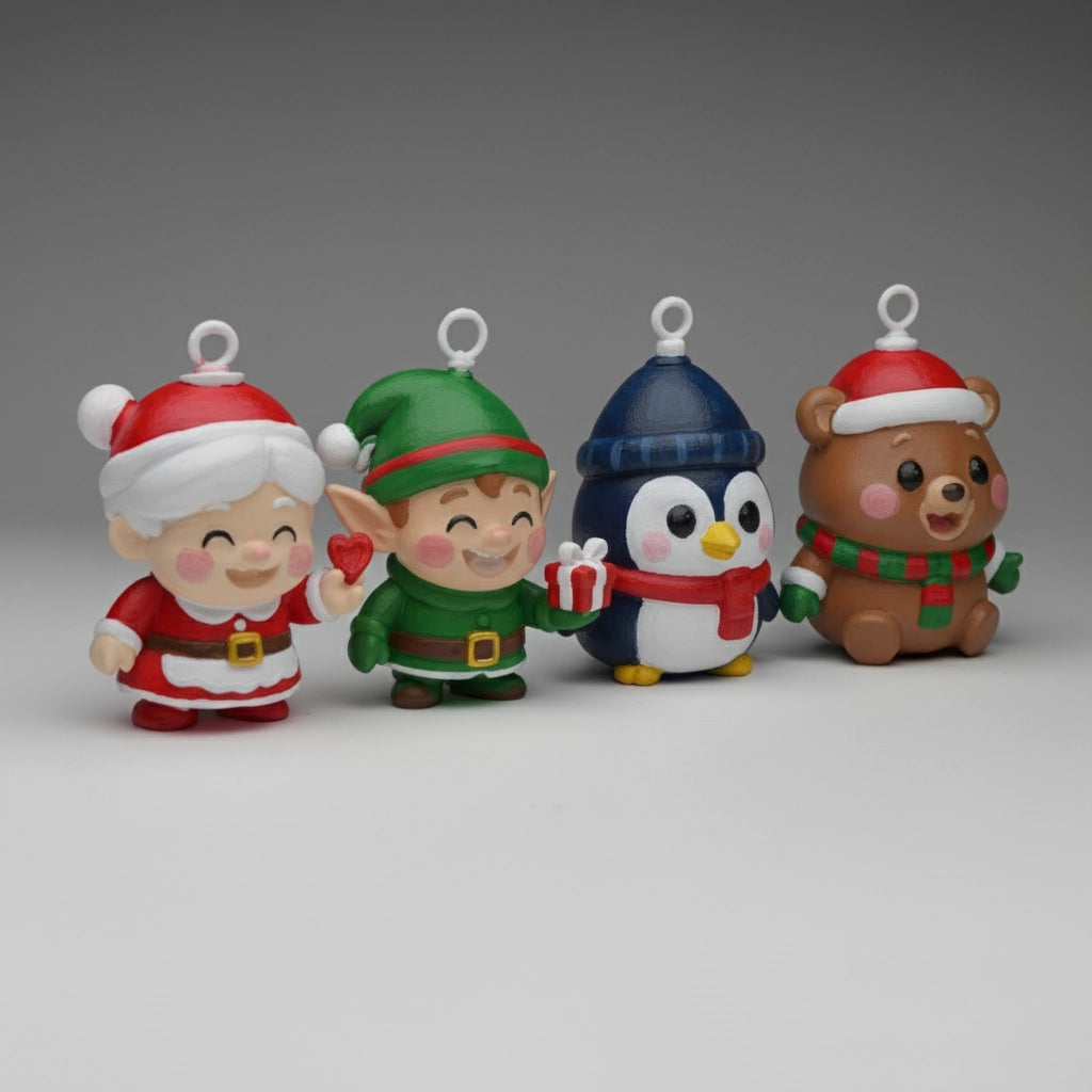 Mrs. Claus’ Crew - Ornament Set