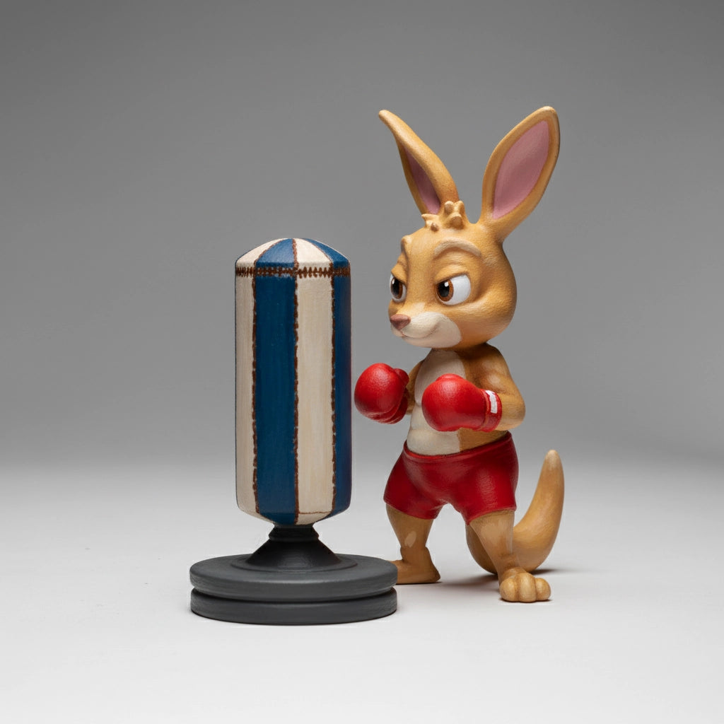 James the Kangaroo Boxer