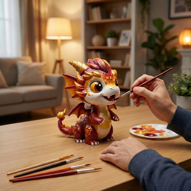 Legends & Dragons — paintable 3D figure collection by Toy Color Lab
