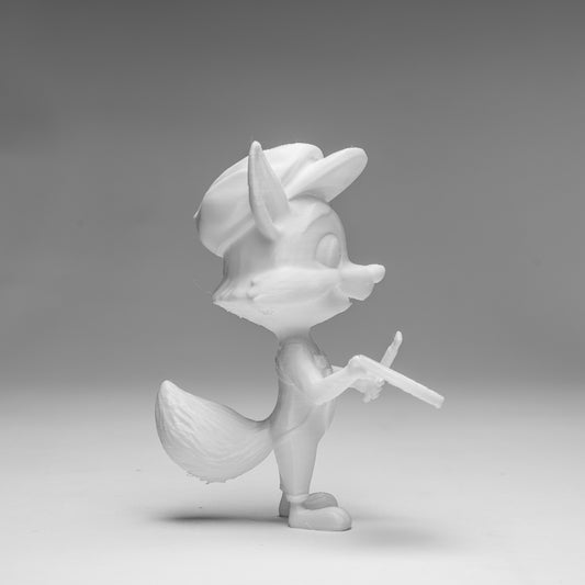 Fleur the Painter Fox