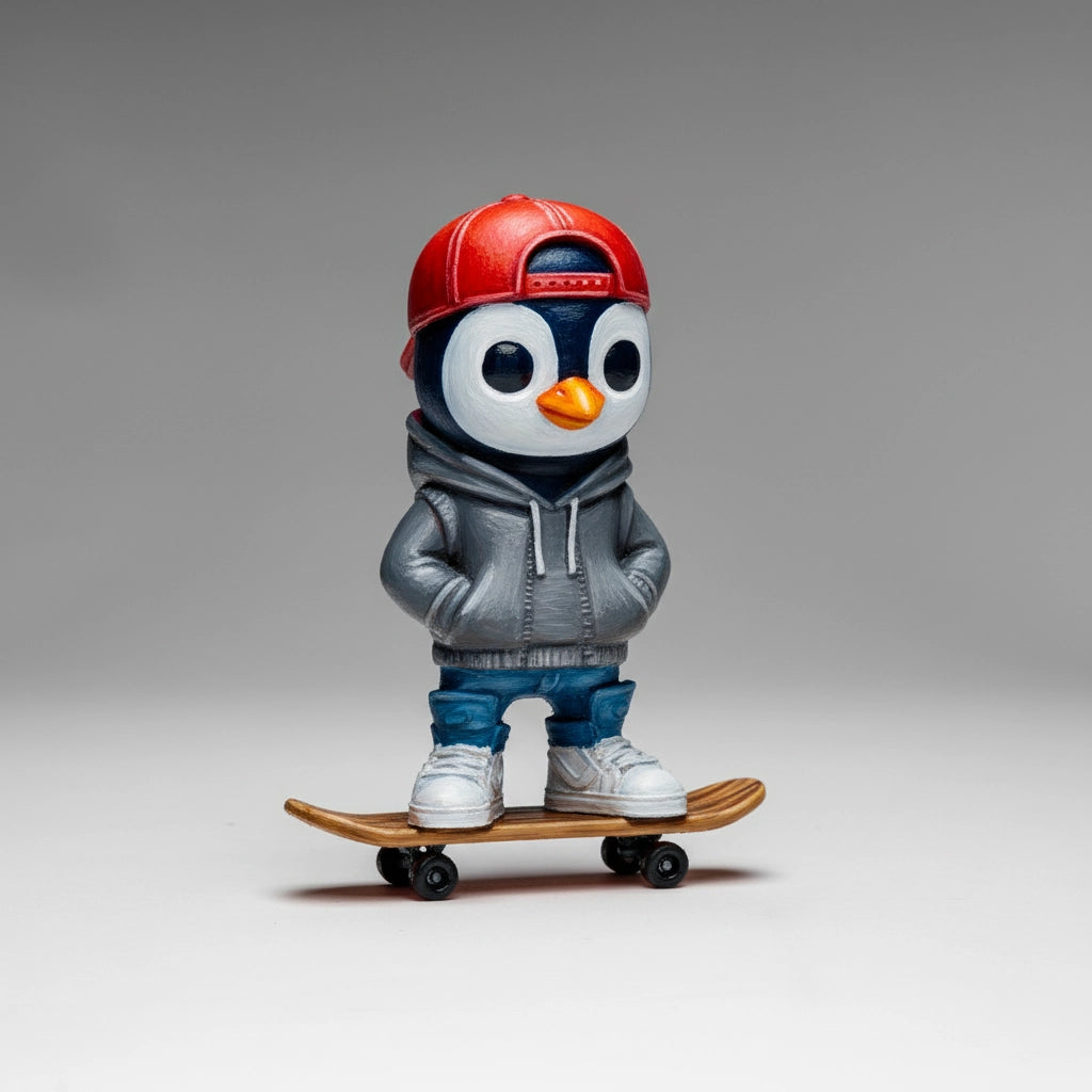 Chilly the Skater Penguin
